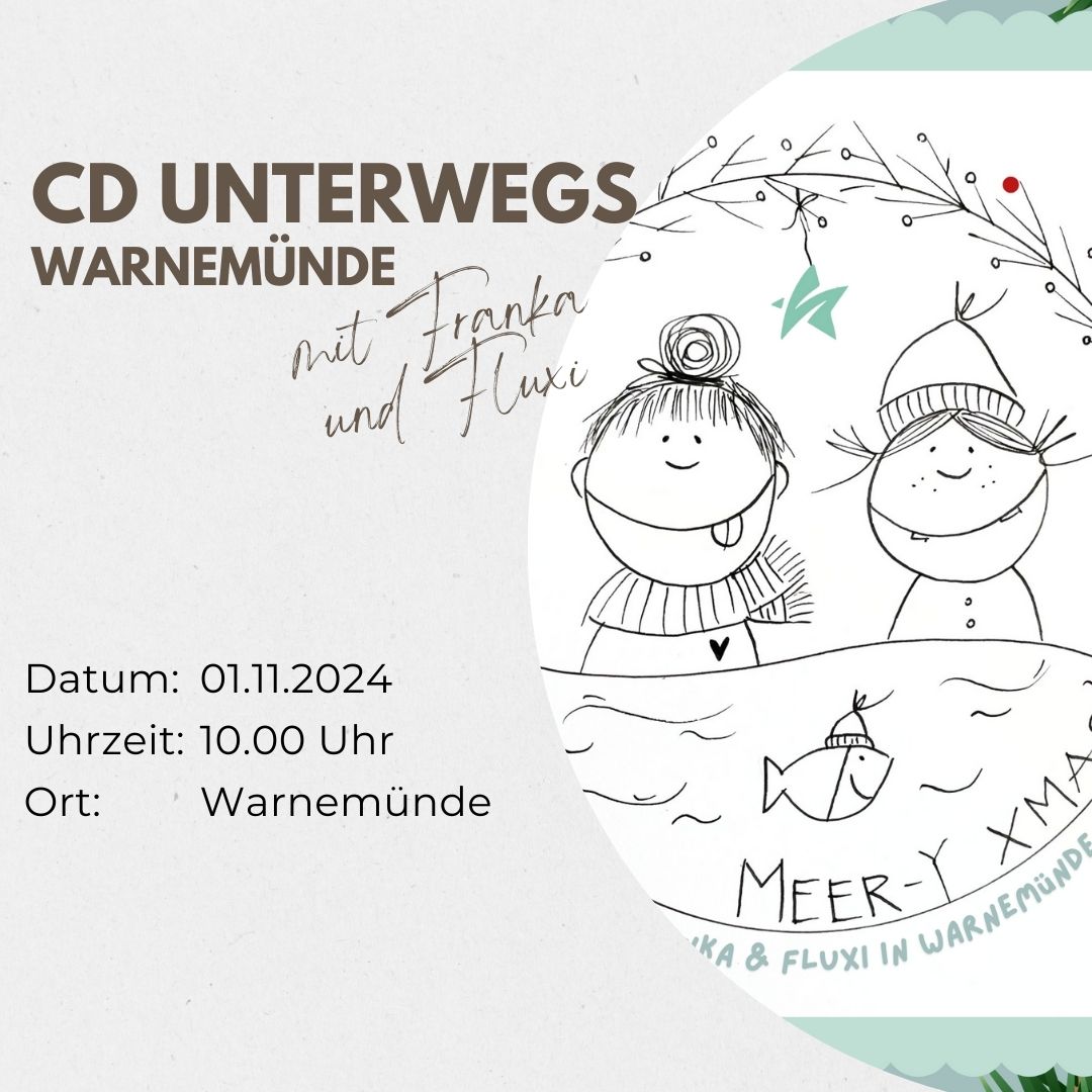 Workshop „Meer-y XMAS“ mit Franka und Fluxi am 01.11.2024