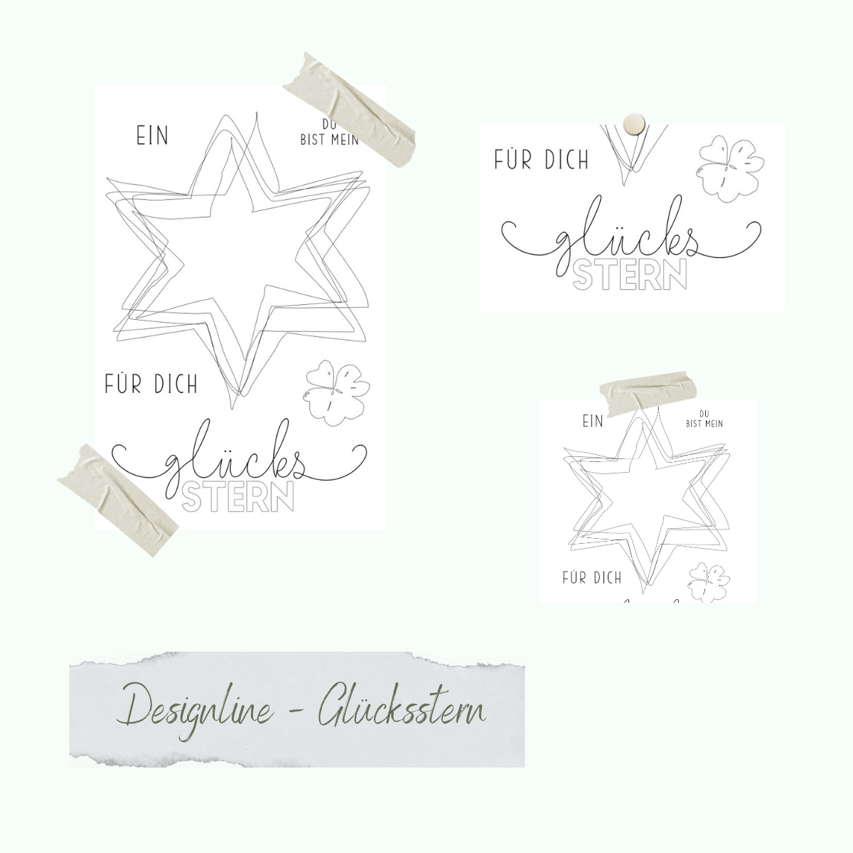 Stamp set - Designline - Glücksstern