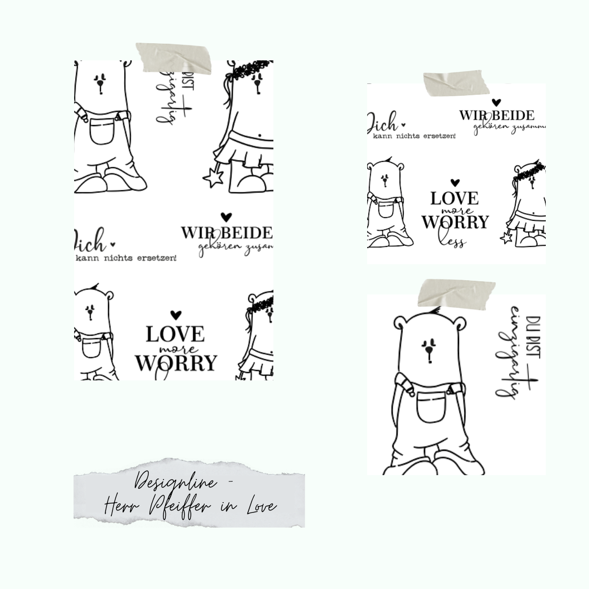 Stamp set - Designline - Herr Pfeiffer in Love