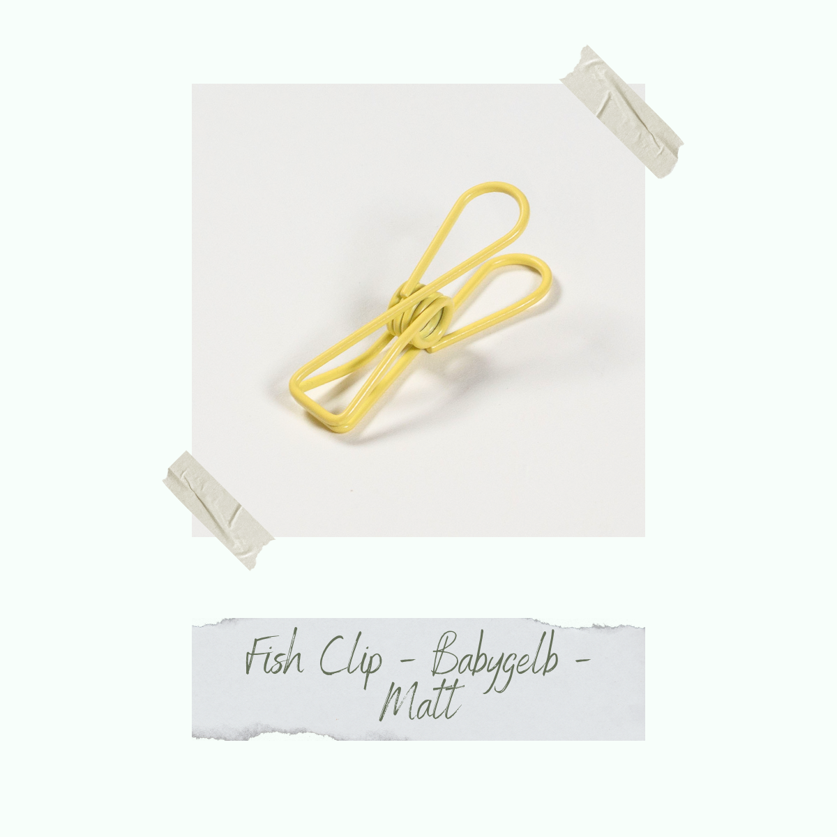 Fish Clip - Babygelb