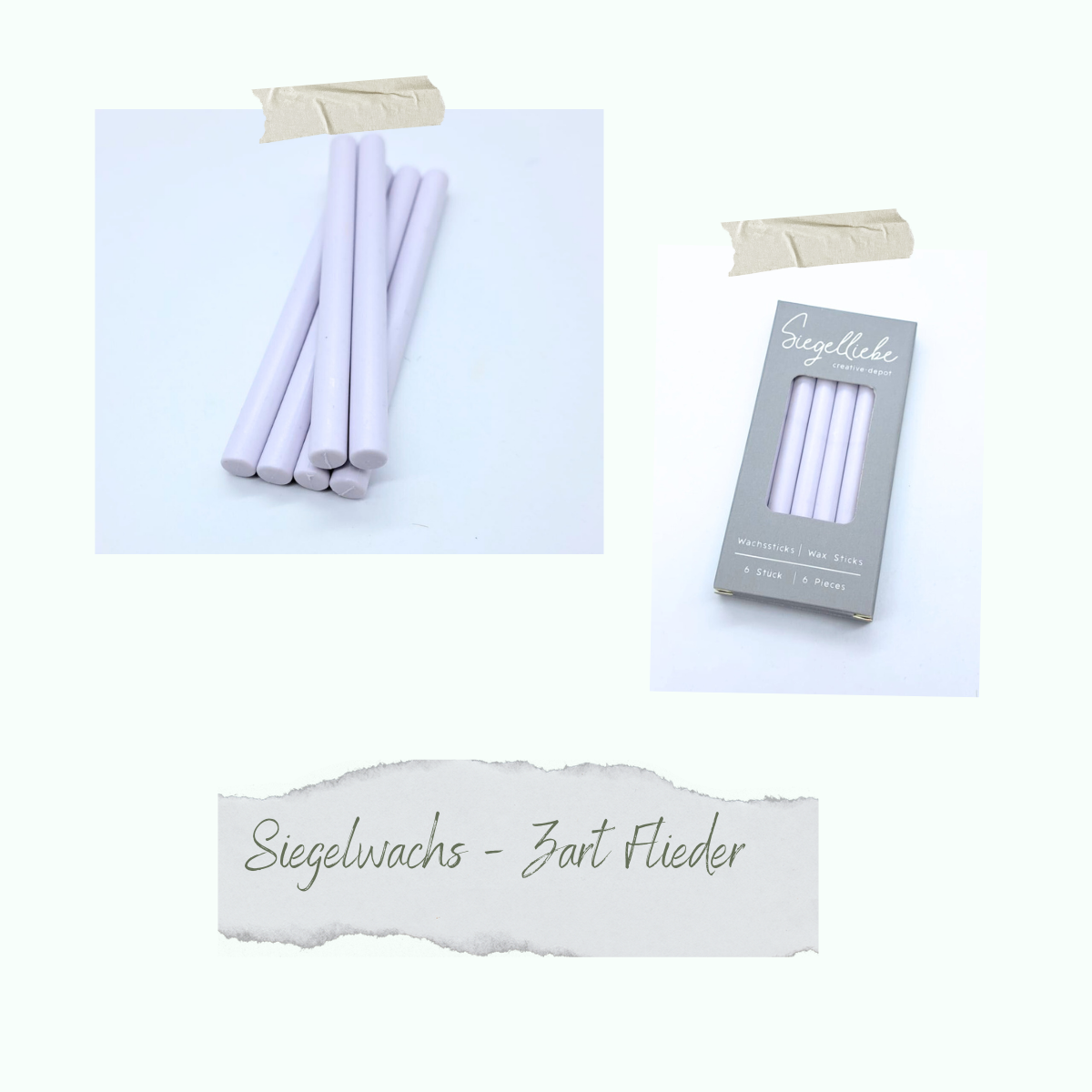 Wax sticks - Zart Flieder - Siegelliebe