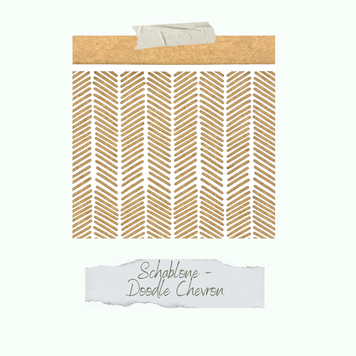 Stencil - Doodle Chevron