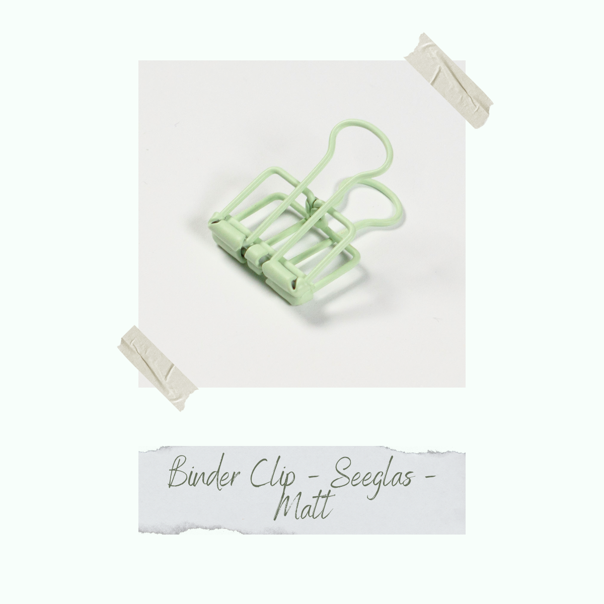 Binder Clip - Seeglas