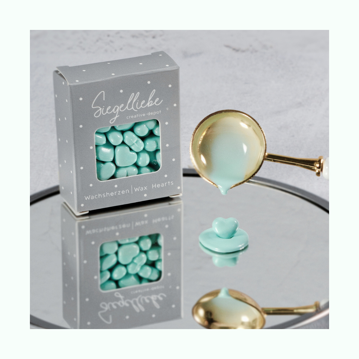 Corazones de cera - Mint - Siegelliebe