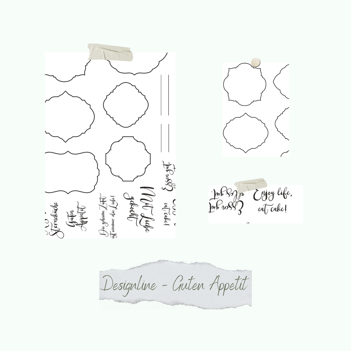 Stamp set - Designline - Guten Appetit