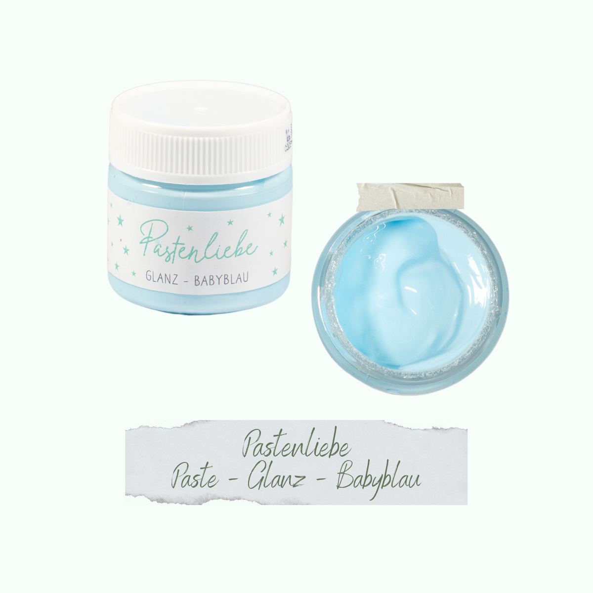 Paste - Glanz - Babyblau - Pastenliebe