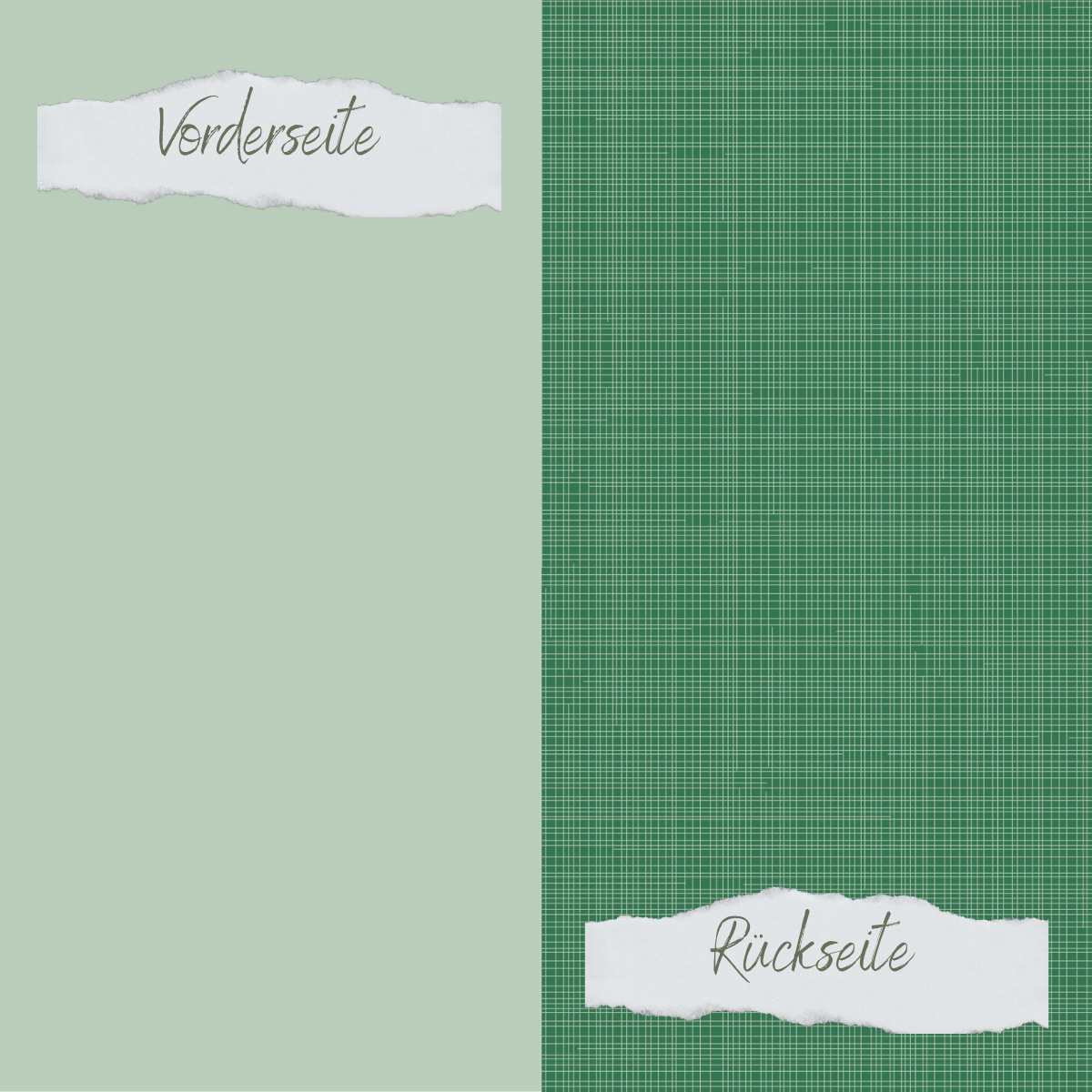 Design paper - Designline - Basic - Fir green - Printed on both sides