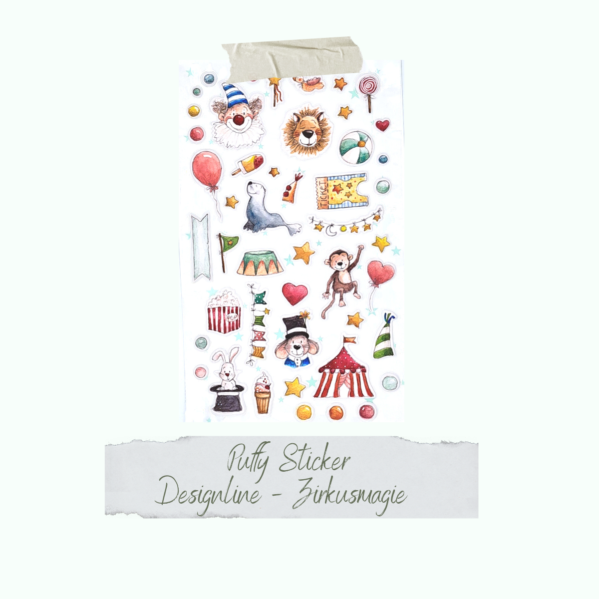 Puffy Sticker - Designline - Zirkusmagie