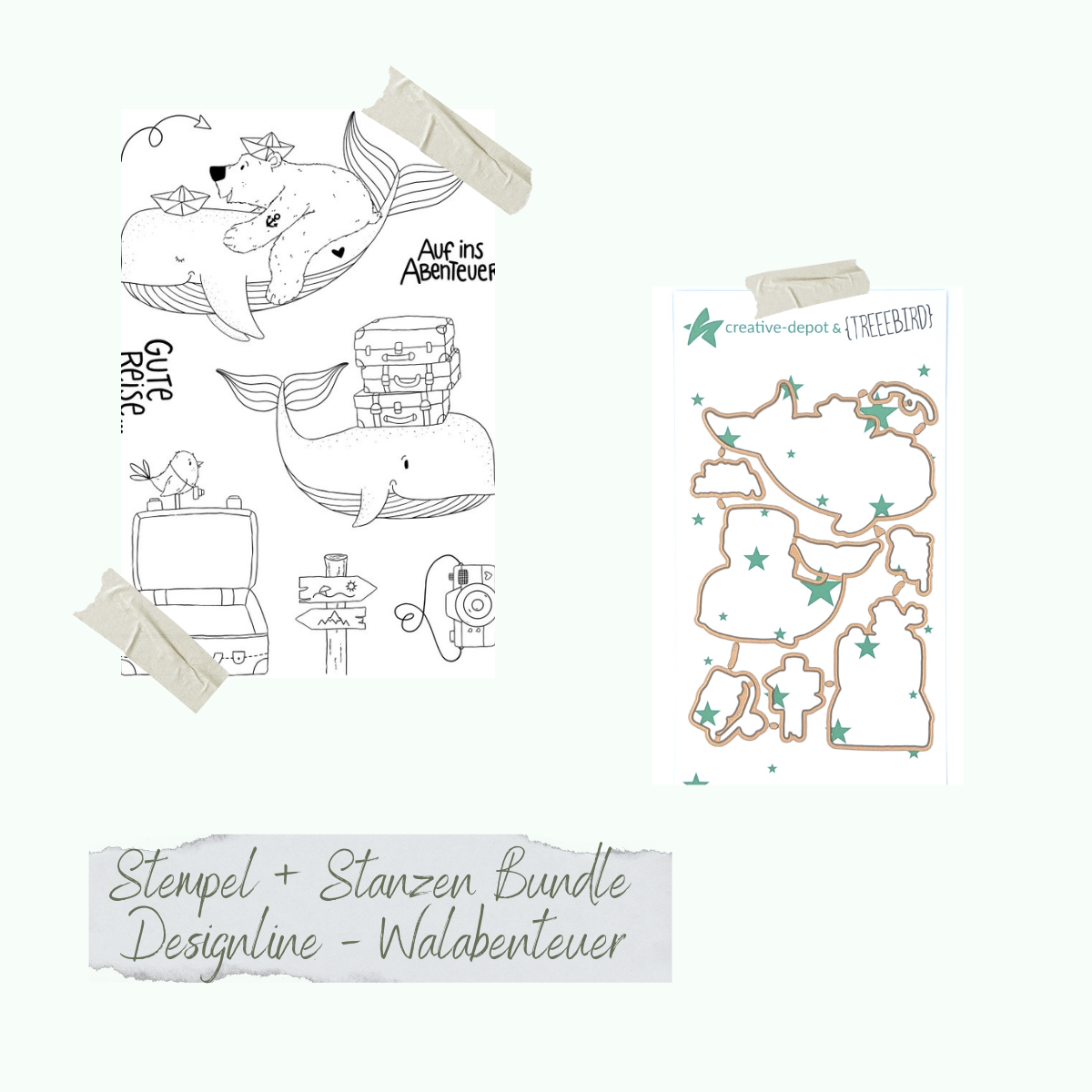 Bundle - Designline - Walabenteuer - Stempelset & Stanzen