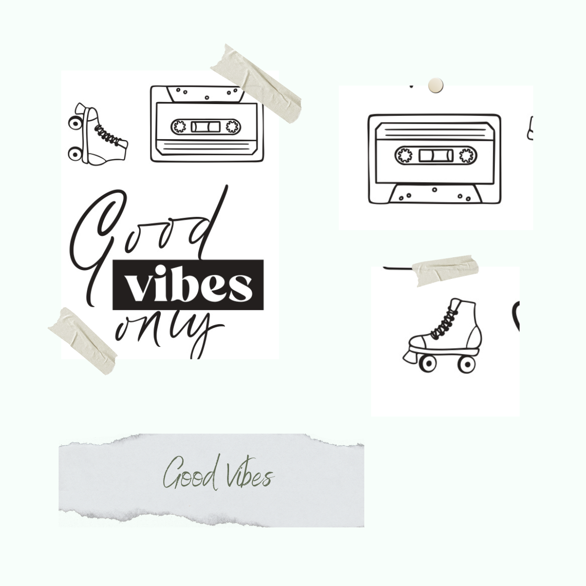 Stamp set - Good Vibes