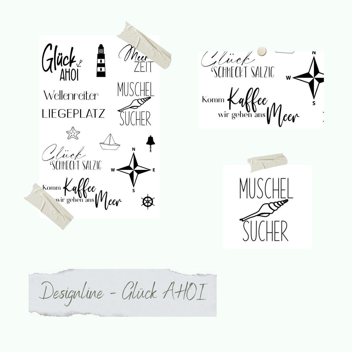 Stamp set - Designline - Happiness AHOI