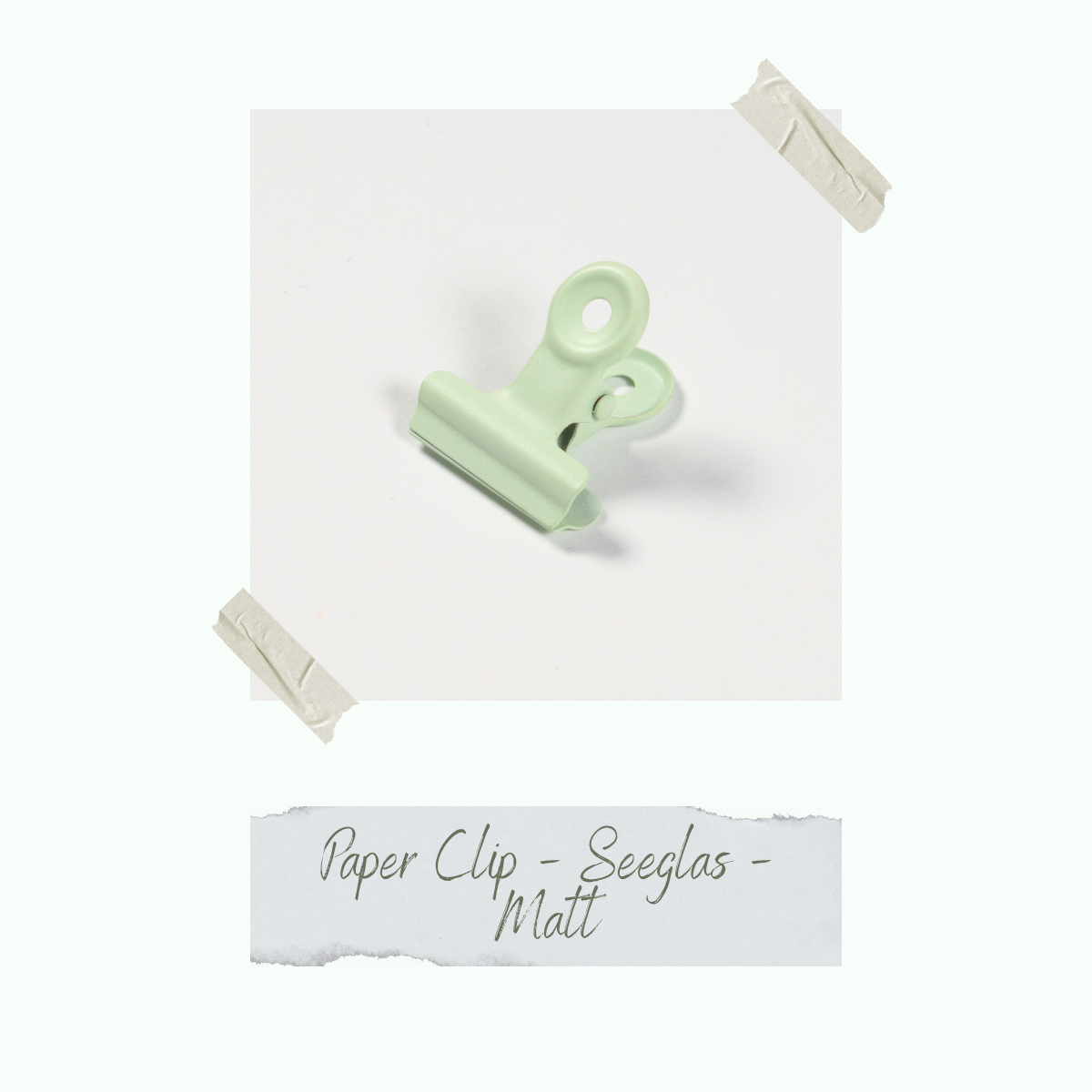 Paper Clip - Seeglas - 2,5 x 2,2 cm