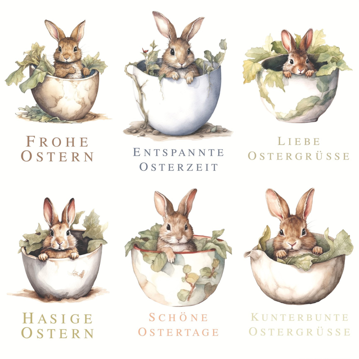 Designpapier - Hasige Ostern