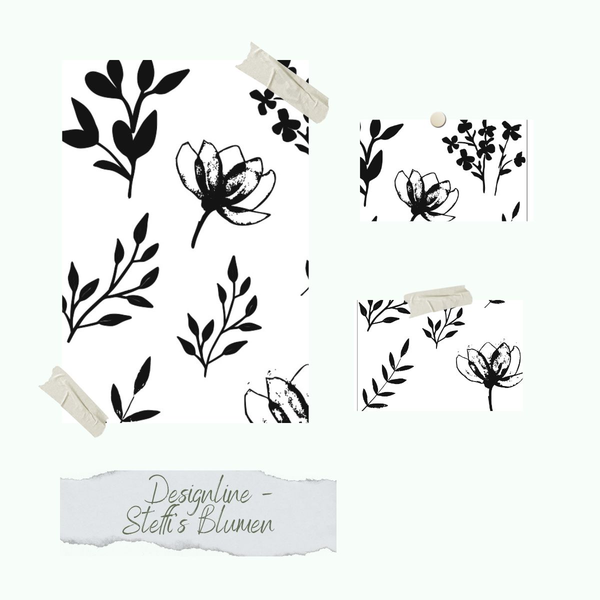 Stamp set - Designline - Steffi's Blumen