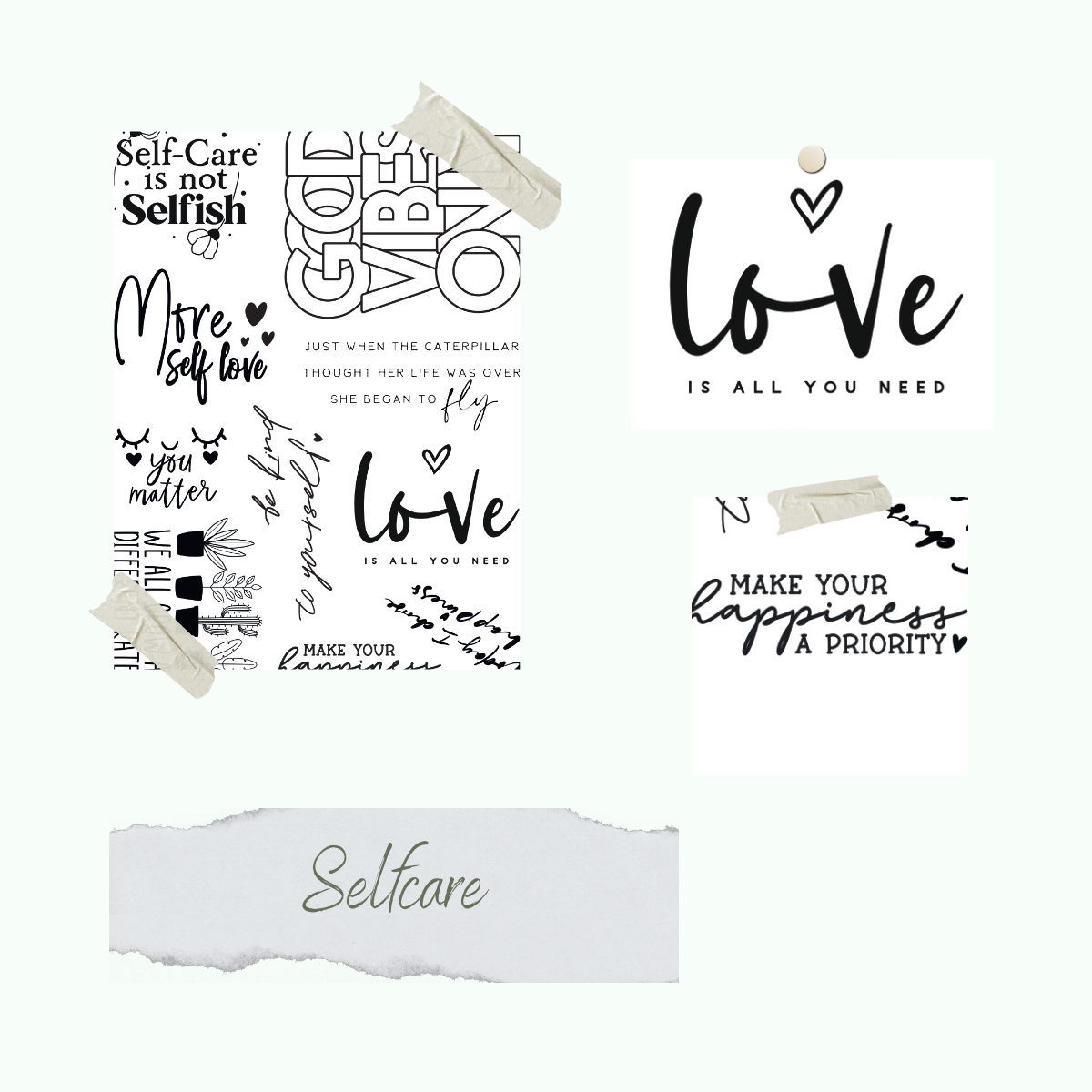 Stamp set - Selfcare