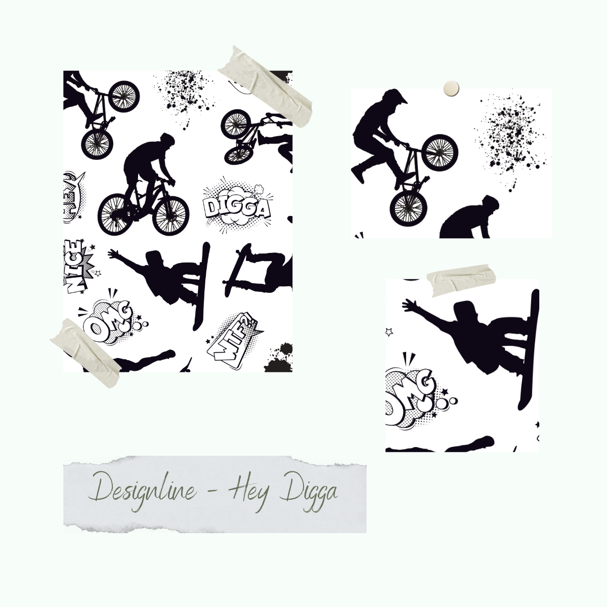 Stamp set - Designline - Hey Digga