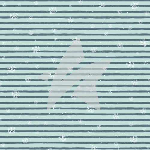 Design paper - Designline - Treeebird - Winter whale - stripes with snow