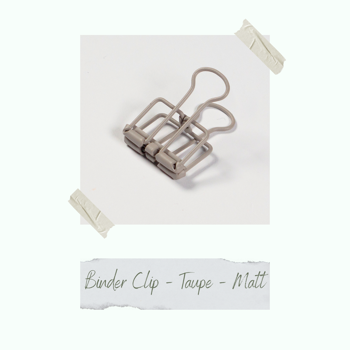 Binder Clip - Taupe