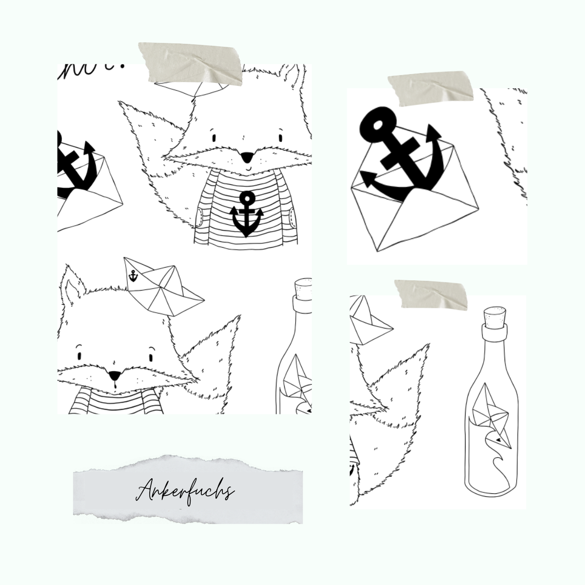 Stamp set - Designline - Ankerfuchs