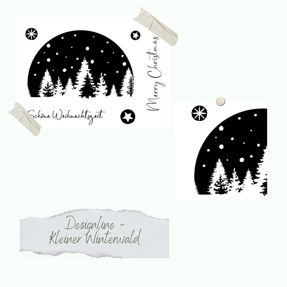 Stamp set - Designline - Kleiner Winterwald