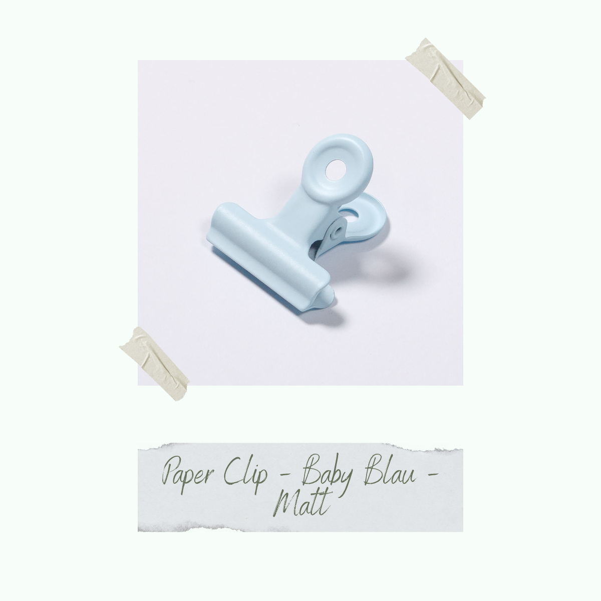 Paper Clip - Baby Blau - Matt