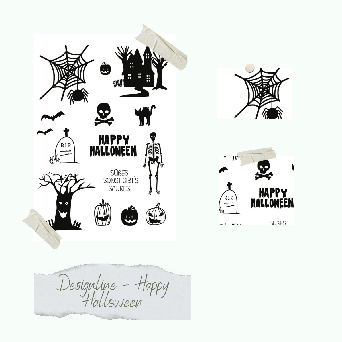 Stamp set - Designline - Happy Halloween