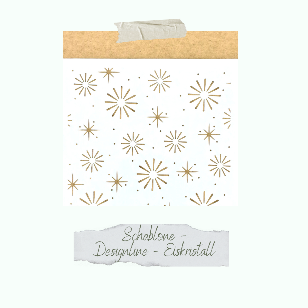 Schablone - Designline - Eiskristall