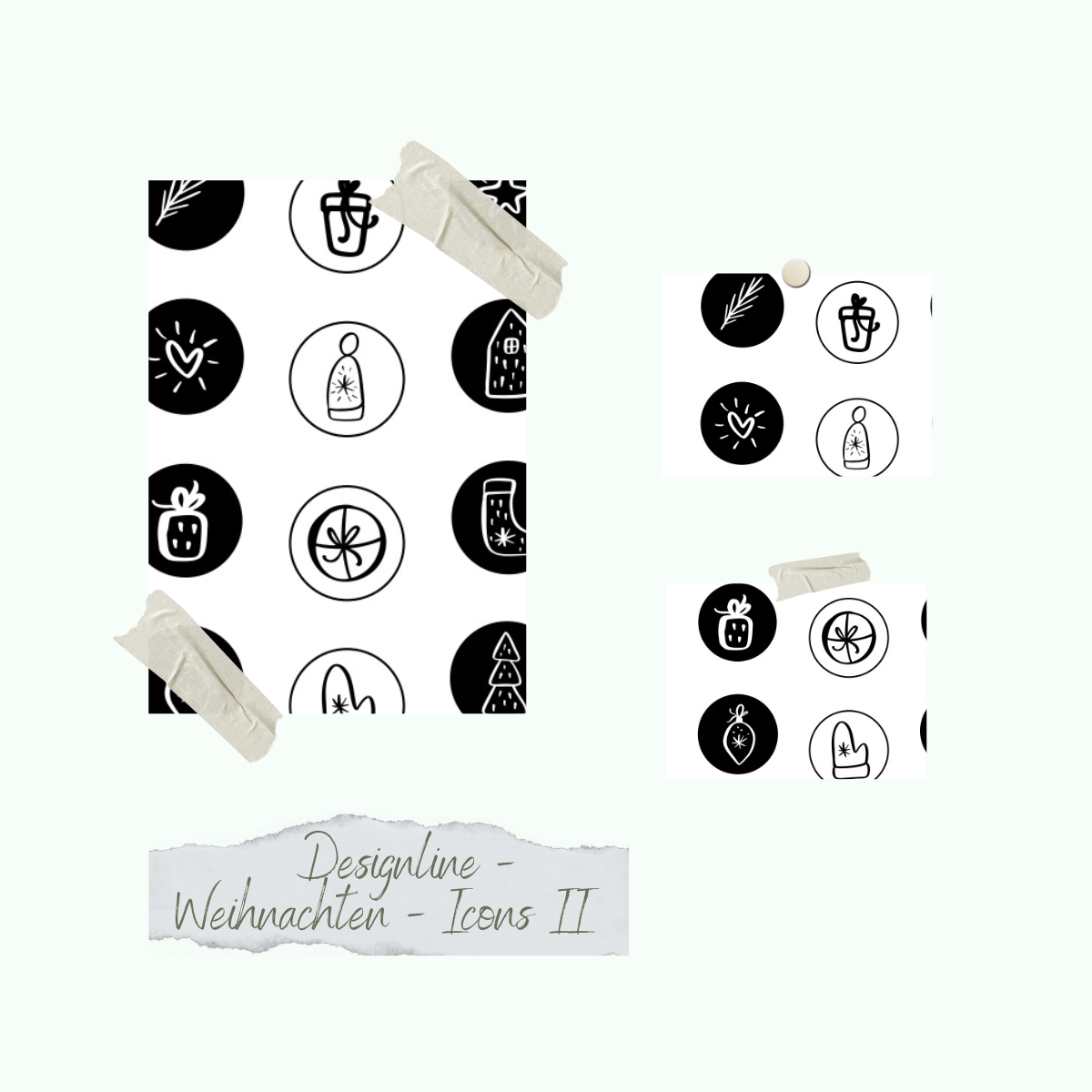 Stamp set - Designline - Weihnachten - Icons II