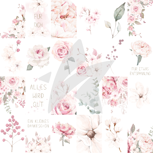 Design paper - Overlay paper - Tea rose dream