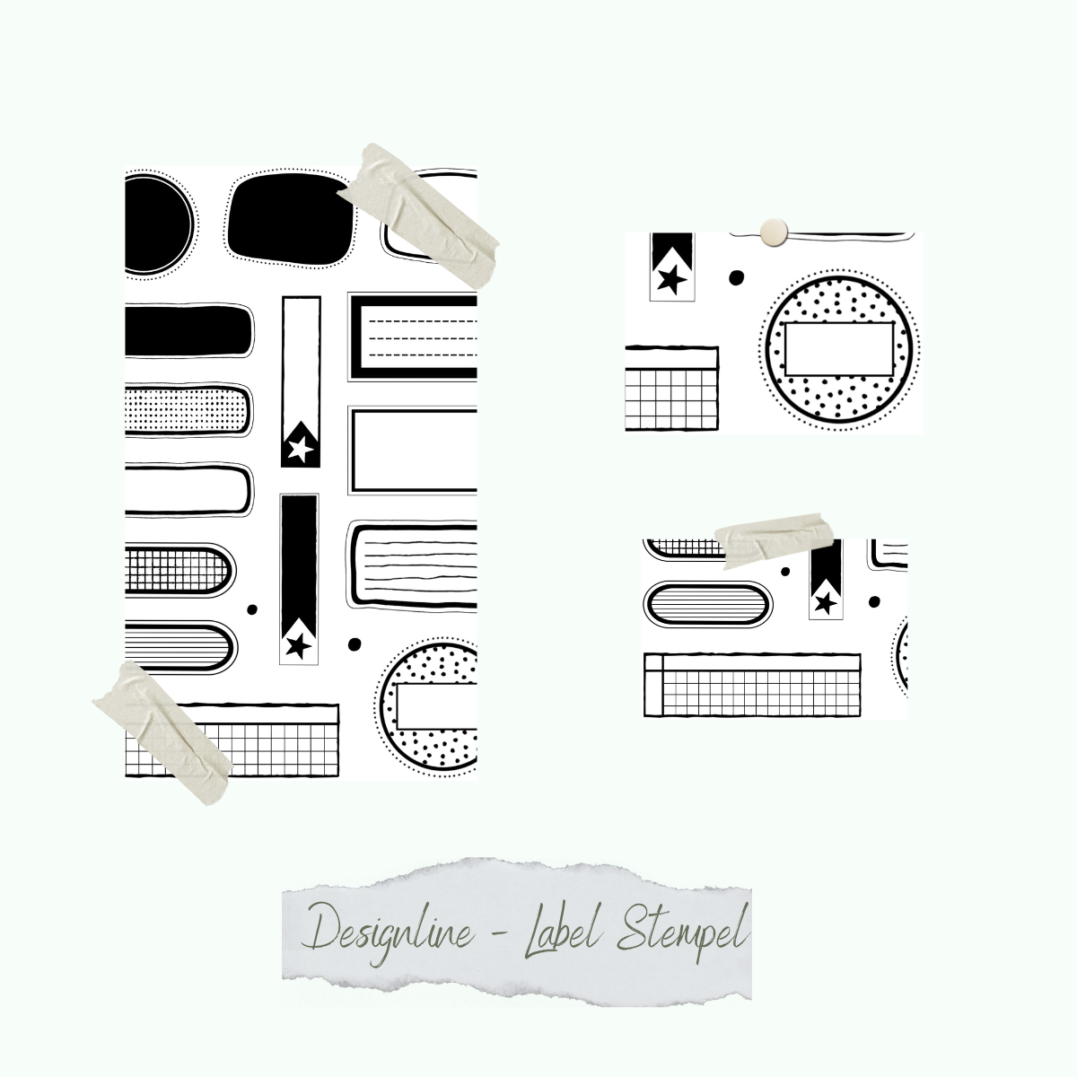 Stamp set - Designline - Label Stempel