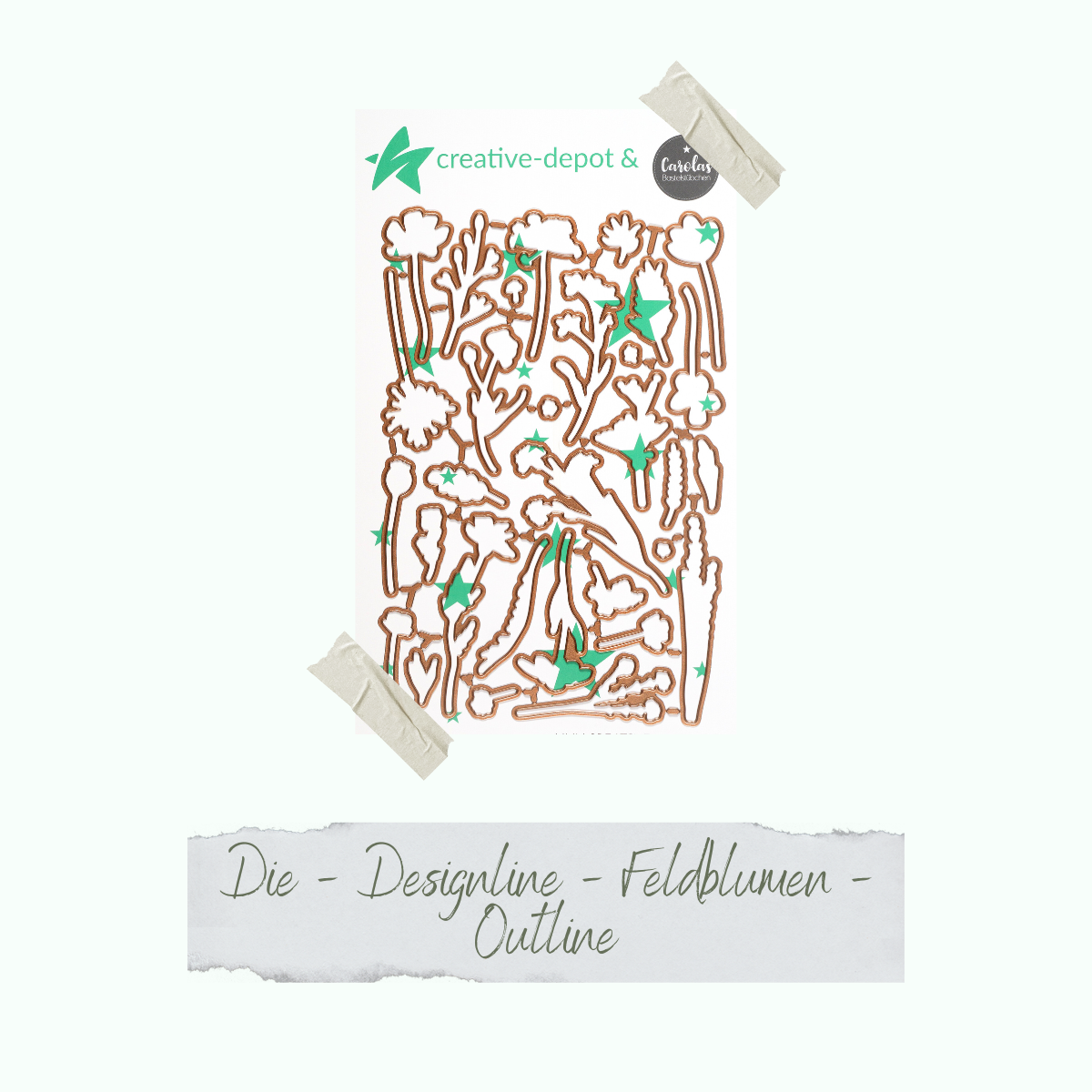 Die - Designline - Feldblumen - Outline