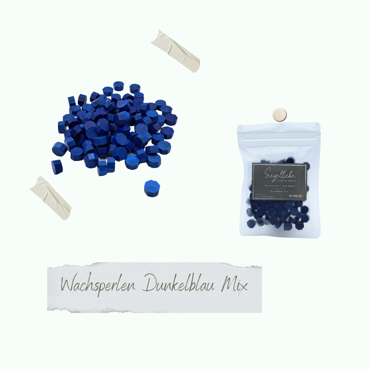 Wax beads - Dark blue mix - Siegelliebe