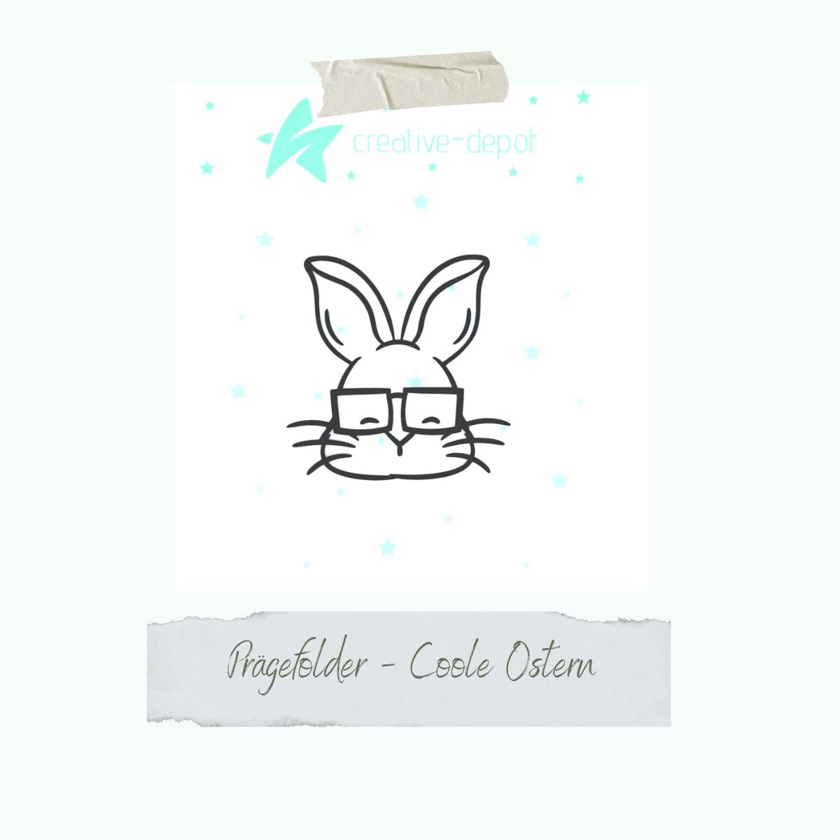 Embossing folder - Coole Ostern - 11 x 15,5 cm