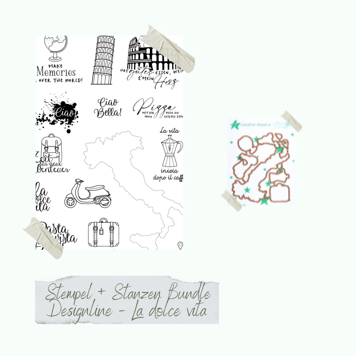 Bundle - Designline - La dolce vita - Stempelset & Stanzen