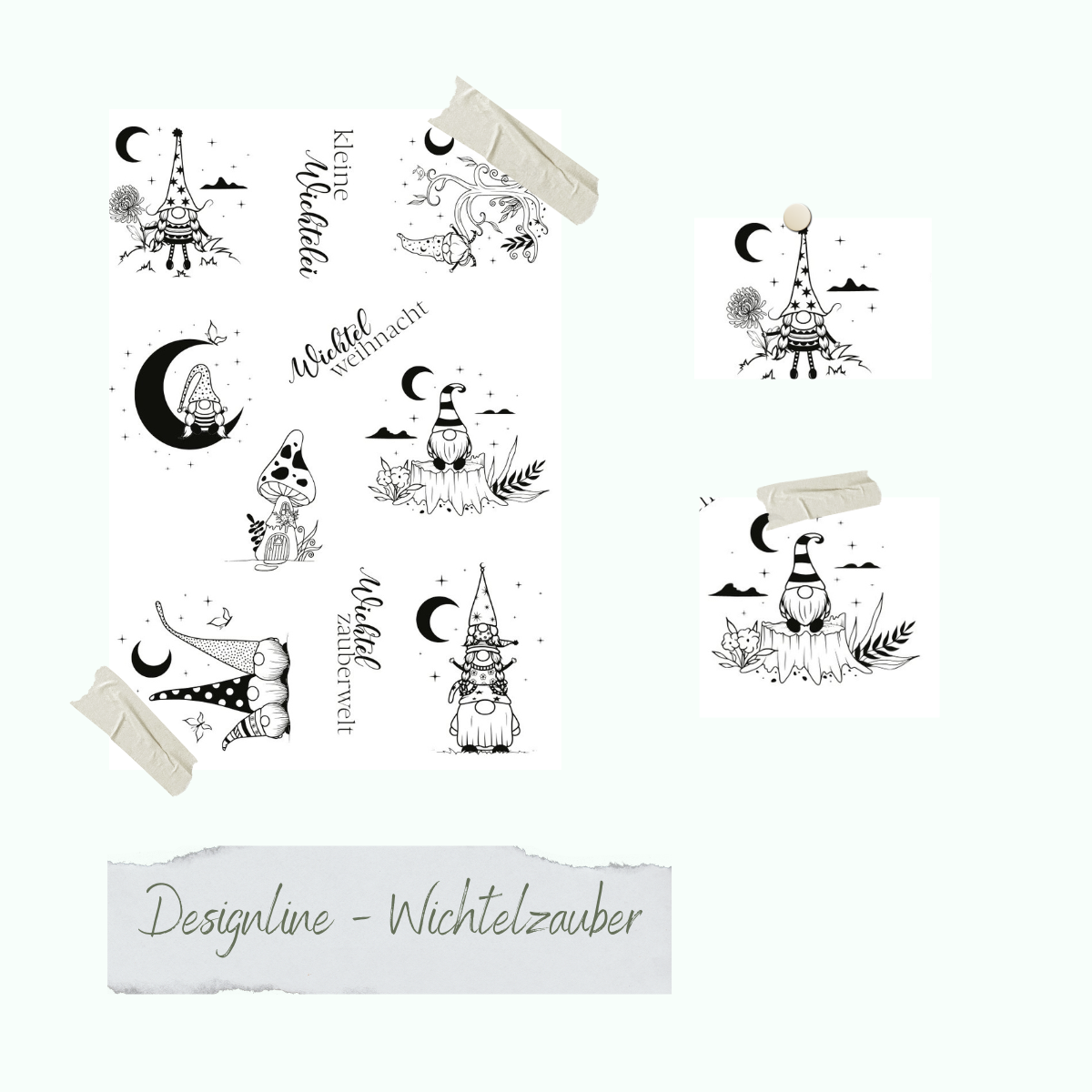 Stamp Set - Designline - Wichtelzauber