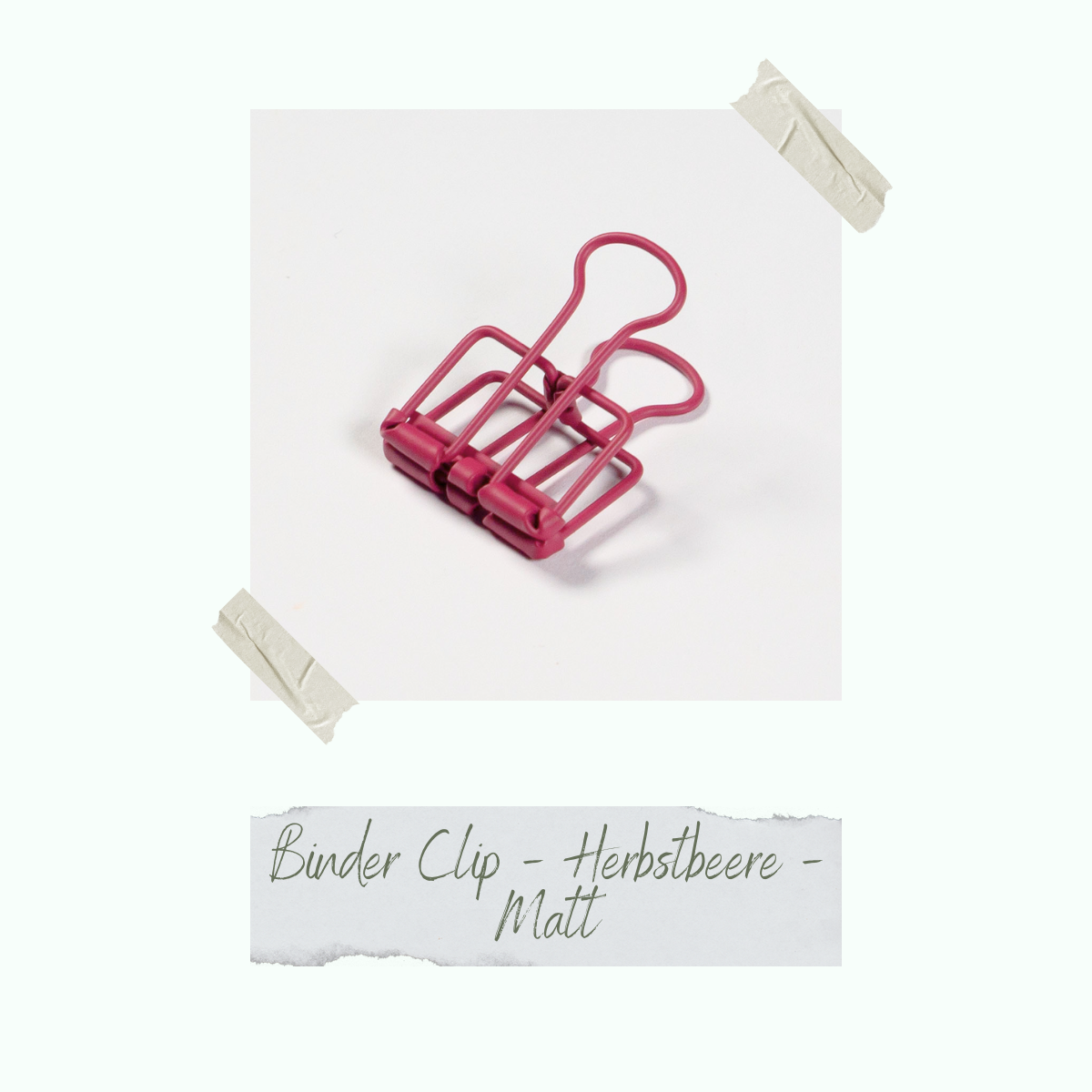 Binder Clip - Herbstbeere