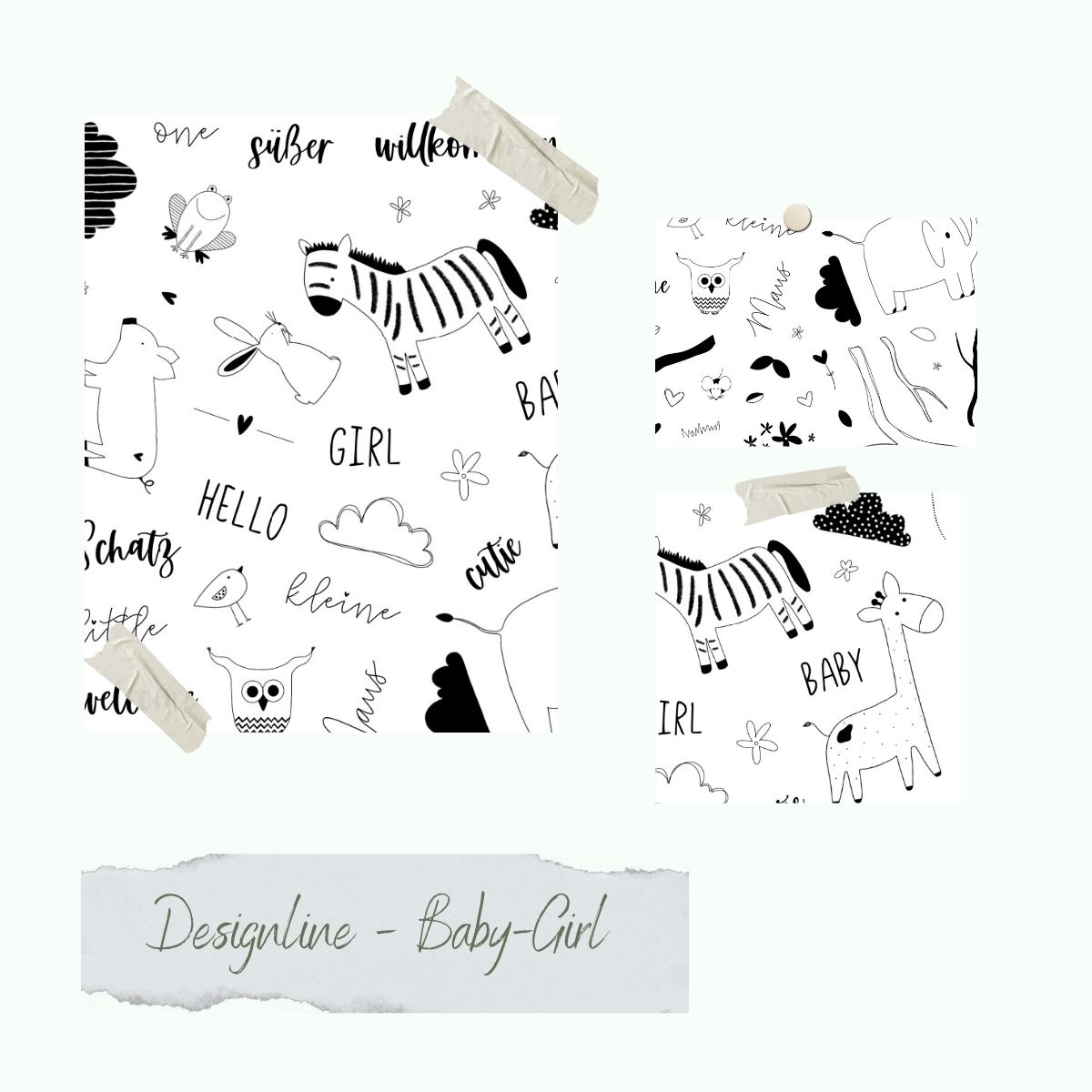 Jeu de timbres - Designline - Baby-Girl