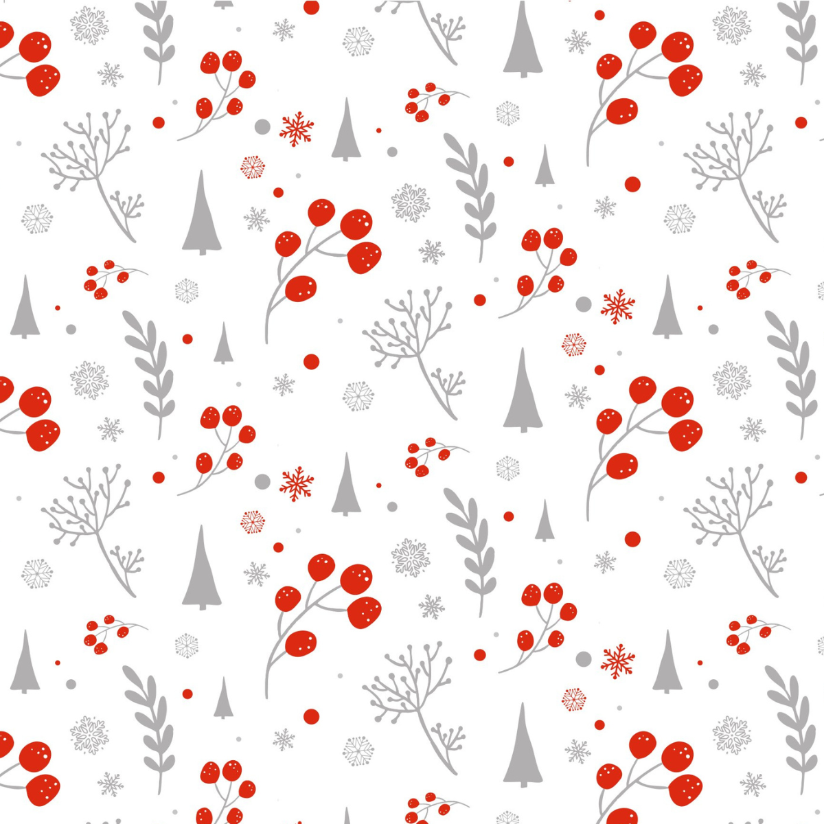 Design paper - Designline - Rote Weihnachtsbeeren