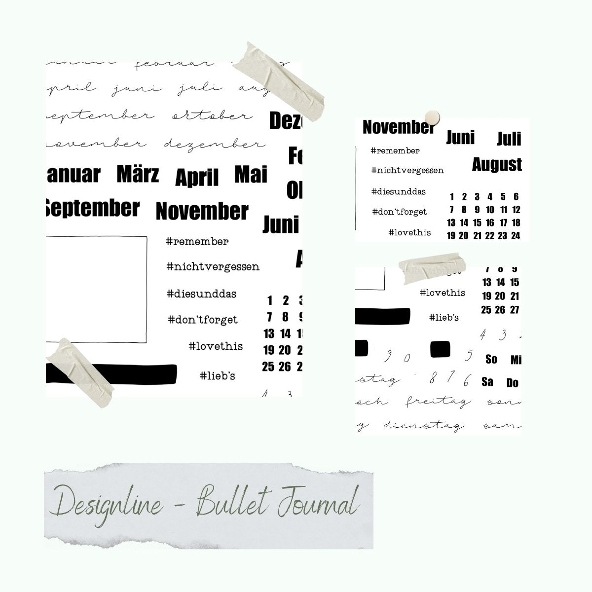 Stamp set - Designline - Bullet Journal