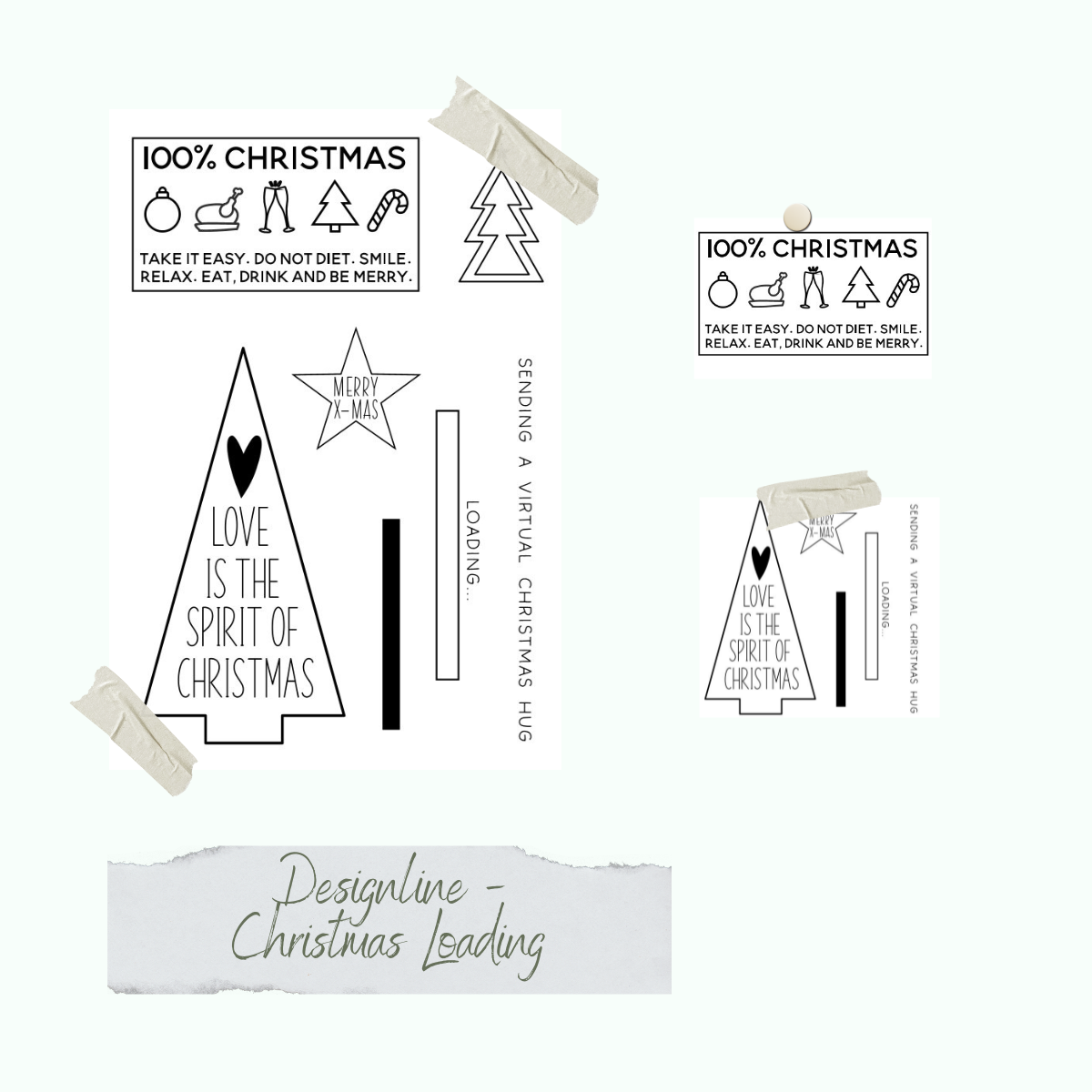 Stamp set - Designline - Christmas Loading