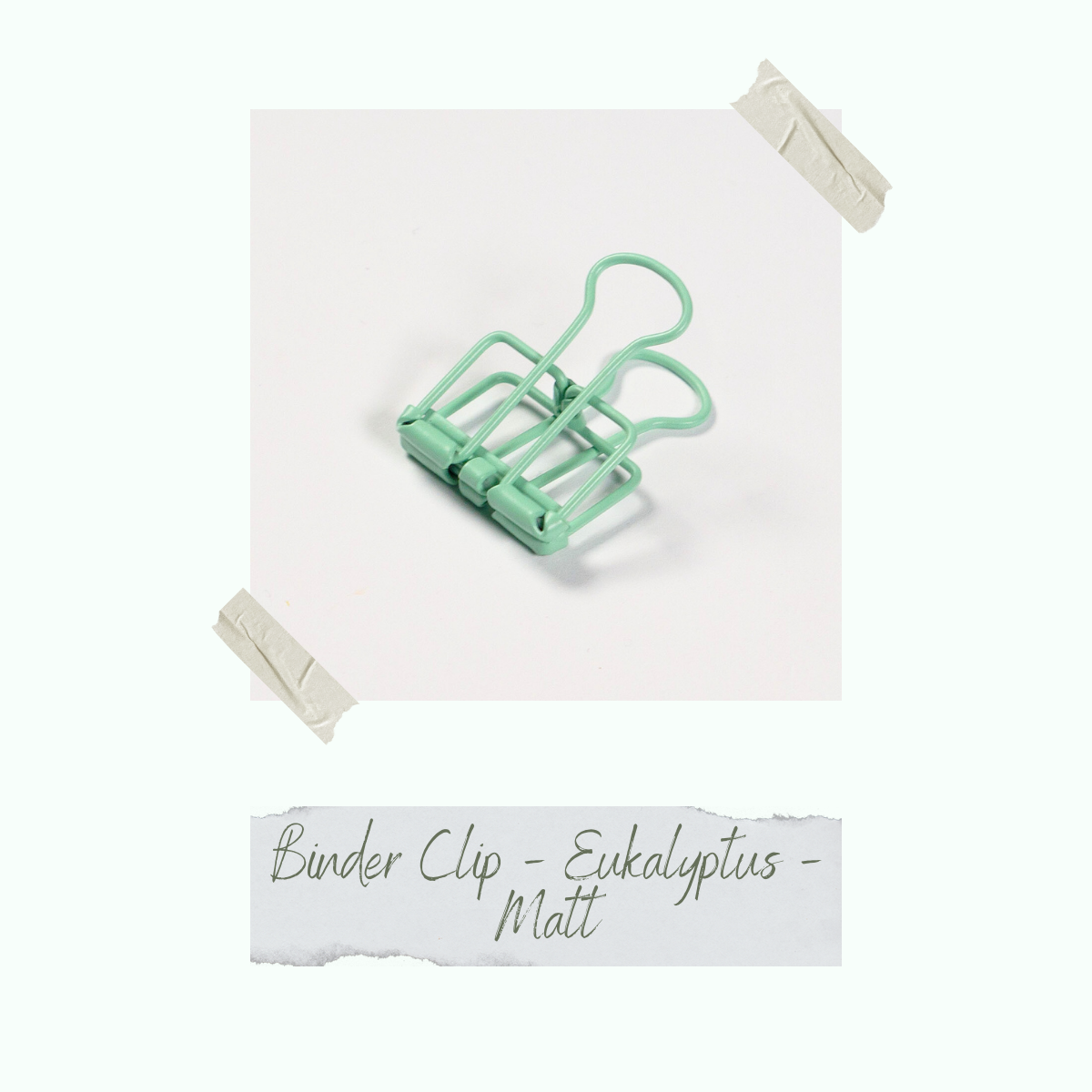 Binder Clip - Eukalyptus