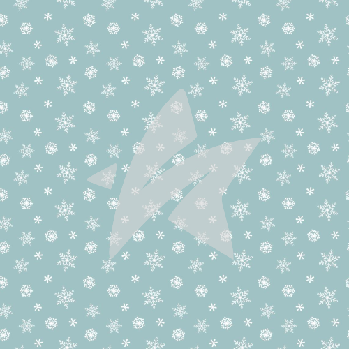 Design paper - Snowflakes - Winter mint