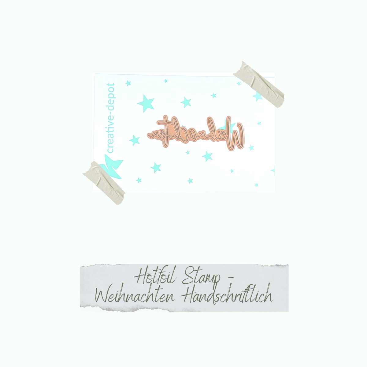 Hotfoil Stamp - Weihnachten Handschriftlich